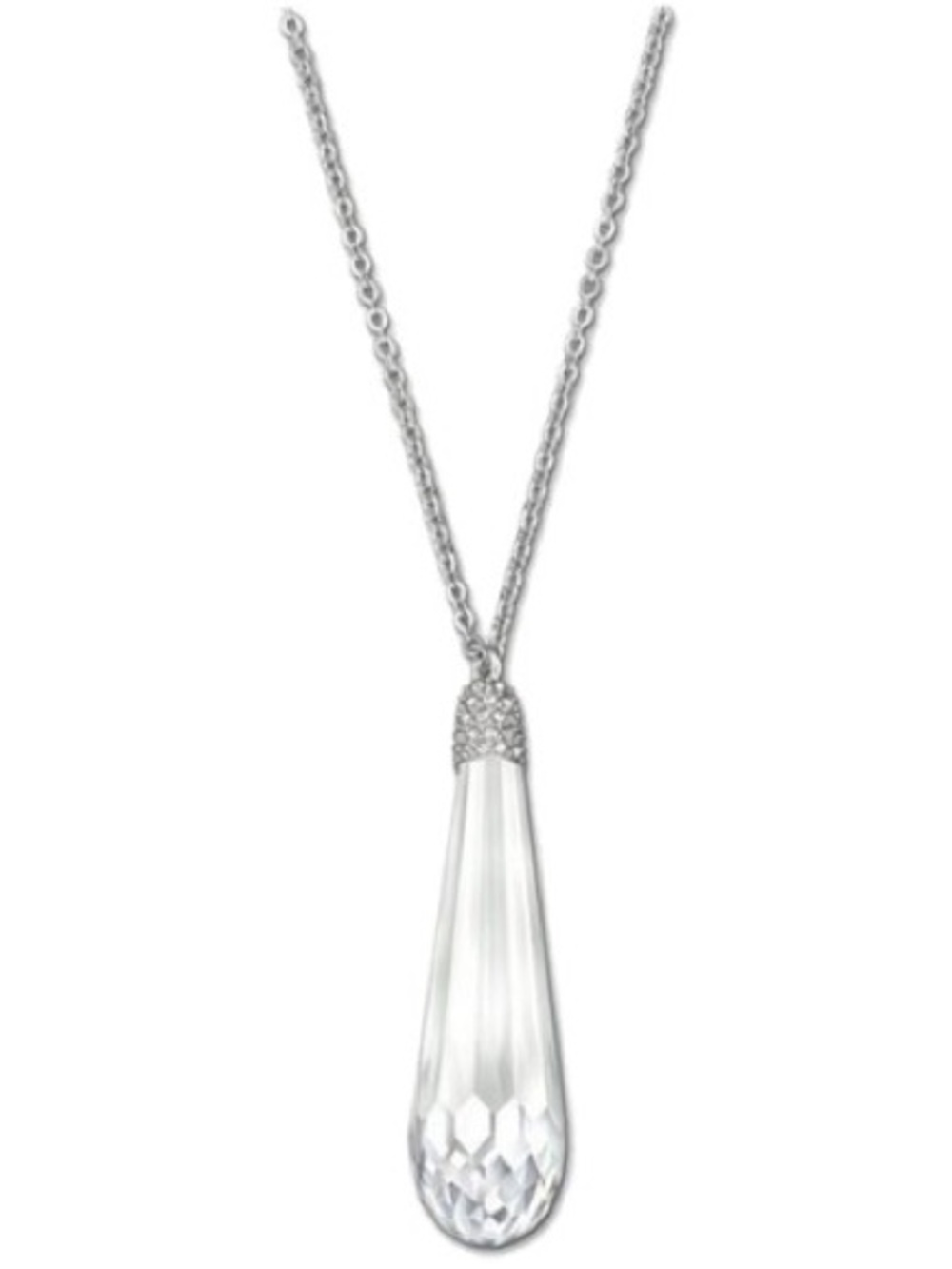 Swarovski clear crystal teardrop Viva Pendant Necklace (Item 5012483)